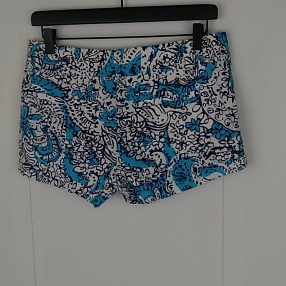 Lilly Pulitzer Walsh Short Ariel Blue Size 2 - Picture 2 of 3